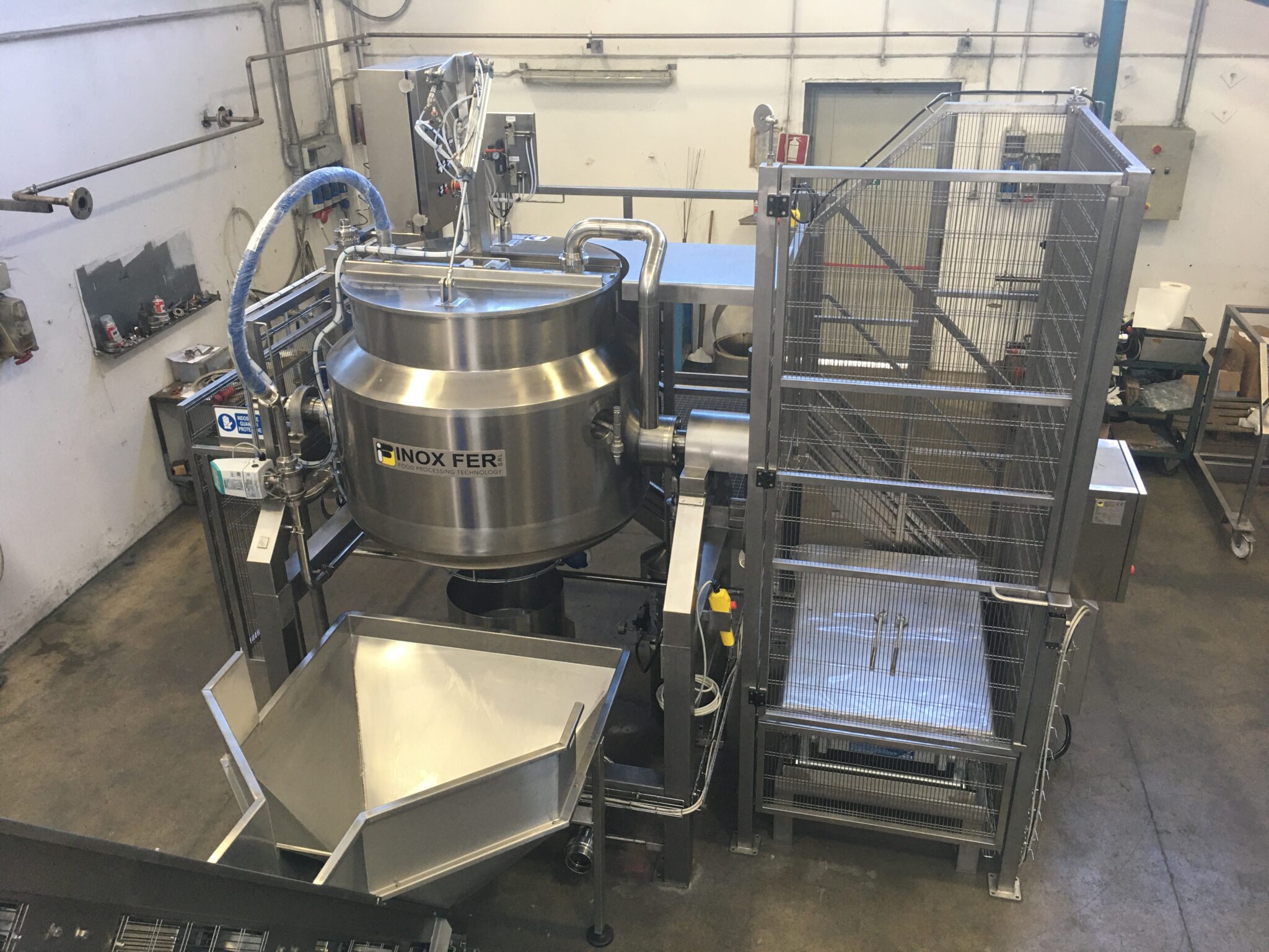 Industrial Cooking Kettle For Cream Preparation Case Study