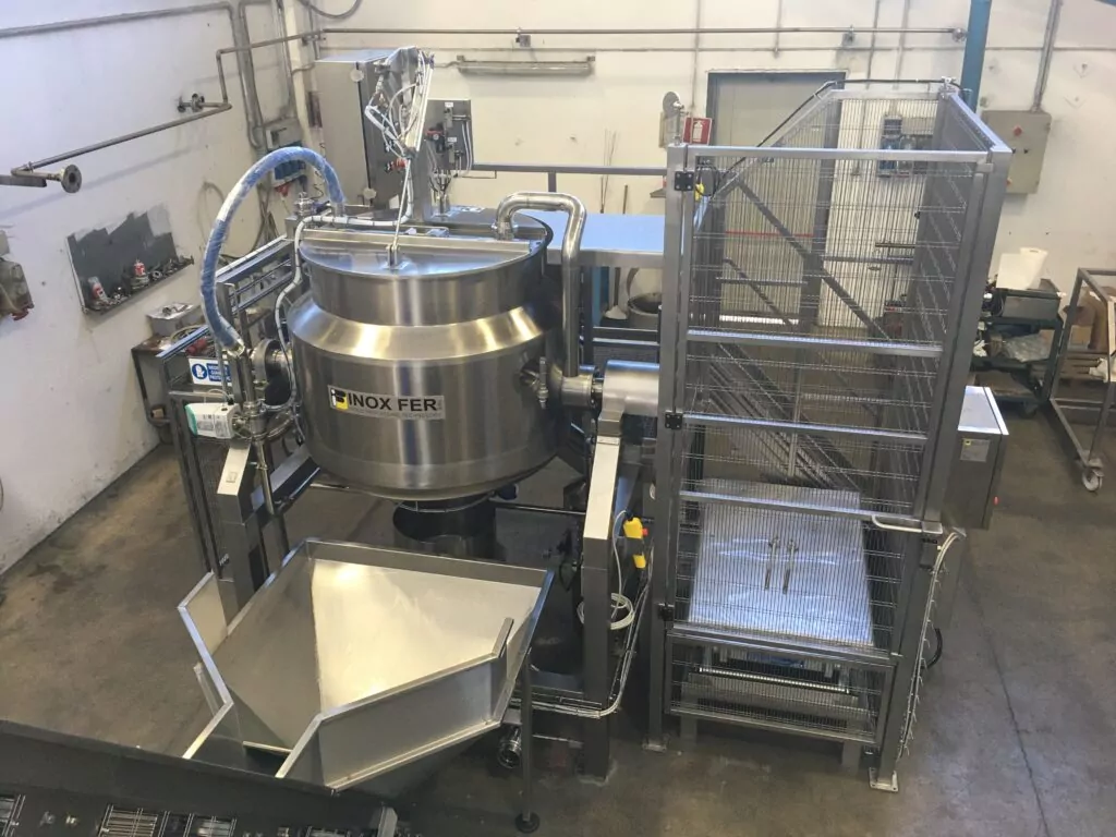 Industrial cooking kettle for cream preparation Case Study